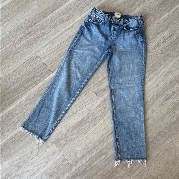 L'AGENCE Denim - L'AGENCE Light Blue High-Rise Straight Leg Jeans